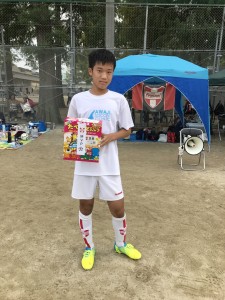 U-12の部MVP　かもがわ　みつき